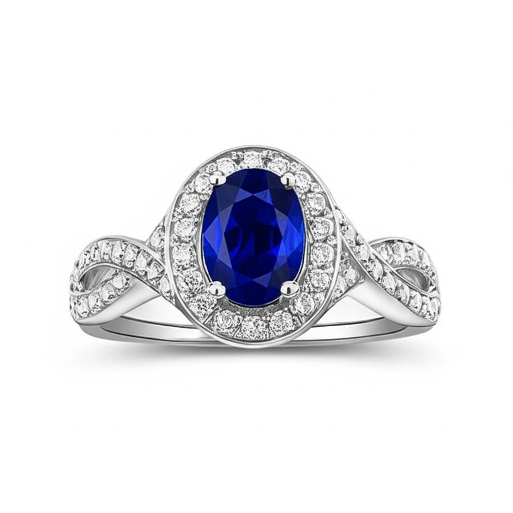 vero round diamante 3carati anello angolo laterale