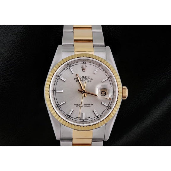 Datejust Rolex bicolore
