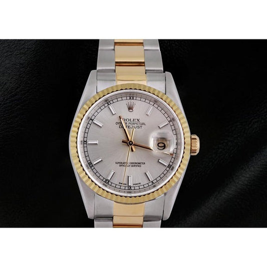 Datejust Rolex bicolore
