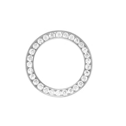 Oro Bianco 18K Purezza VVS Diamante Fine Segnatempo 2 carati