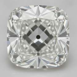 Diamante Sciolto G VS1 Genuino Vecchio Minatore Taglio Cuscino estratto dalla terra 9 Carati