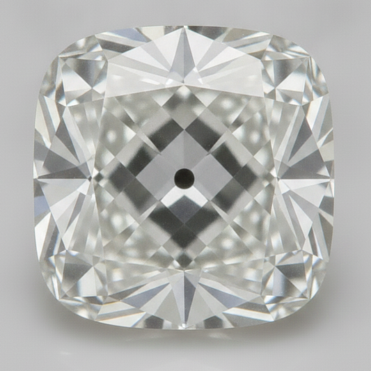 Diamante Sciolto G VS1 Genuino Vecchio Minatore Taglio Cuscino estratto dalla terra 9 Carati