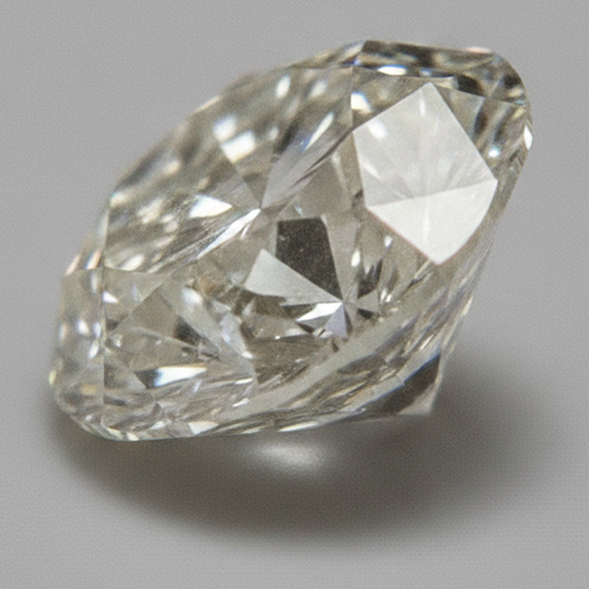 Diamante Sciolto Vecchio Minatore Taglio Rotondo Autentico G VS1 7 Carati Genuino