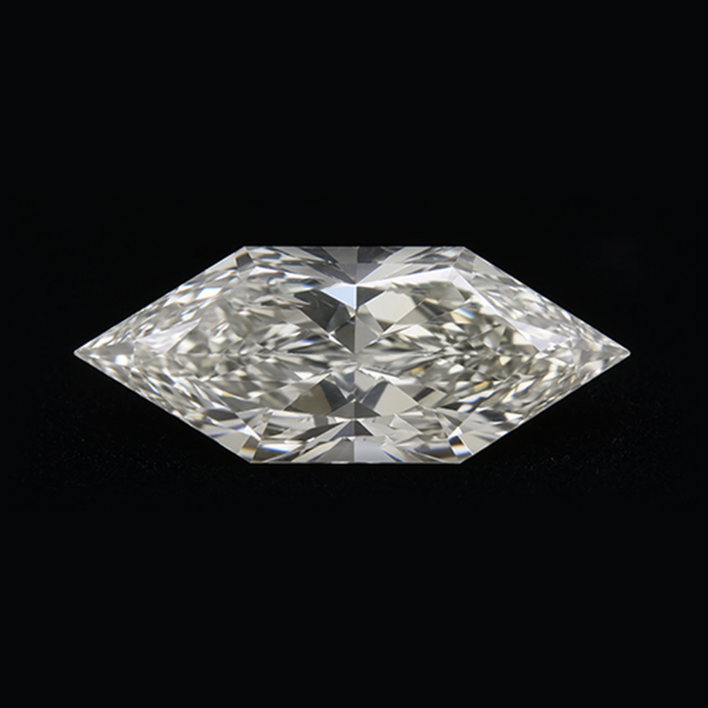Diamante Naturale Taglio Marquise Olandese 2,51 Carati F VS1 Sciolto