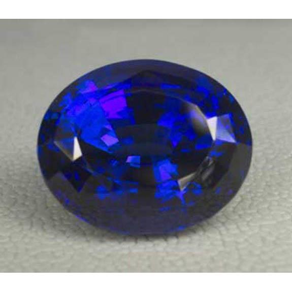 Zaffiro Blu Reale Taglio Ovale Loose Sapphires Natural in Gold – vista principale