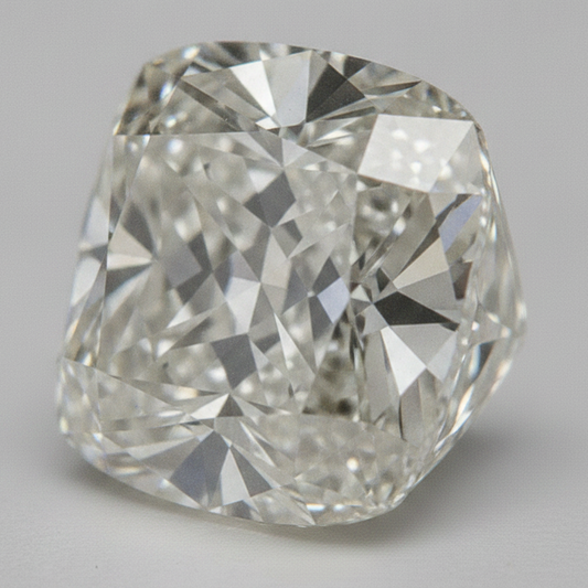 Diamante Naturale Sciolto Vecchio Minatore Taglio Cuscino 6 Carati F VS1