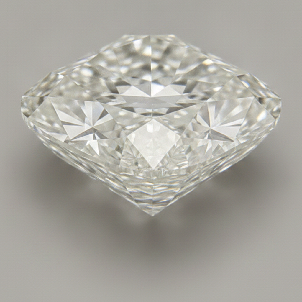 Diamante Sciolto Taglio Cuscino Vecchio Minatore G VS1 7 Carati Genuino Naturale