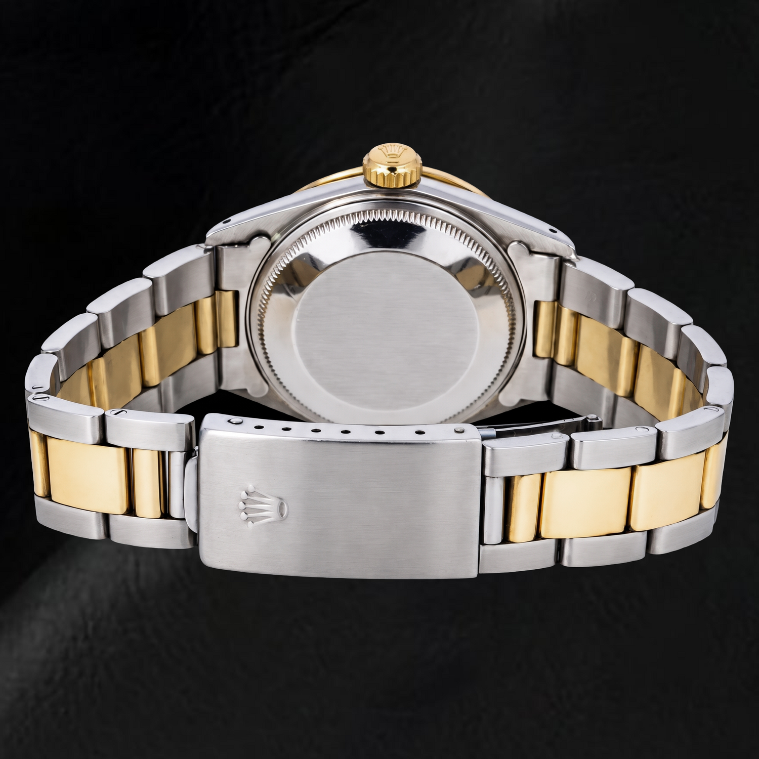 Orologio Rolex Date 15223 34 mm Bicolore con Quadrante Champagne con Diamanti