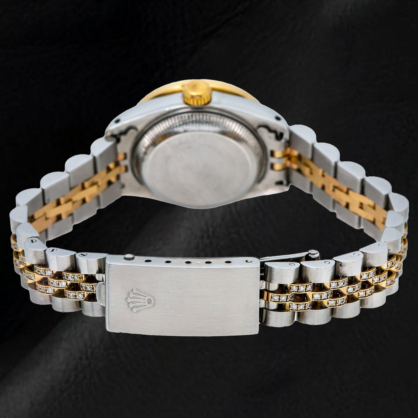 Orologio Rolex Datejust 6917 26 mm Quadrante Viola con Diamanti Bicolore Bracciale Jubilee Semi-Diamantato