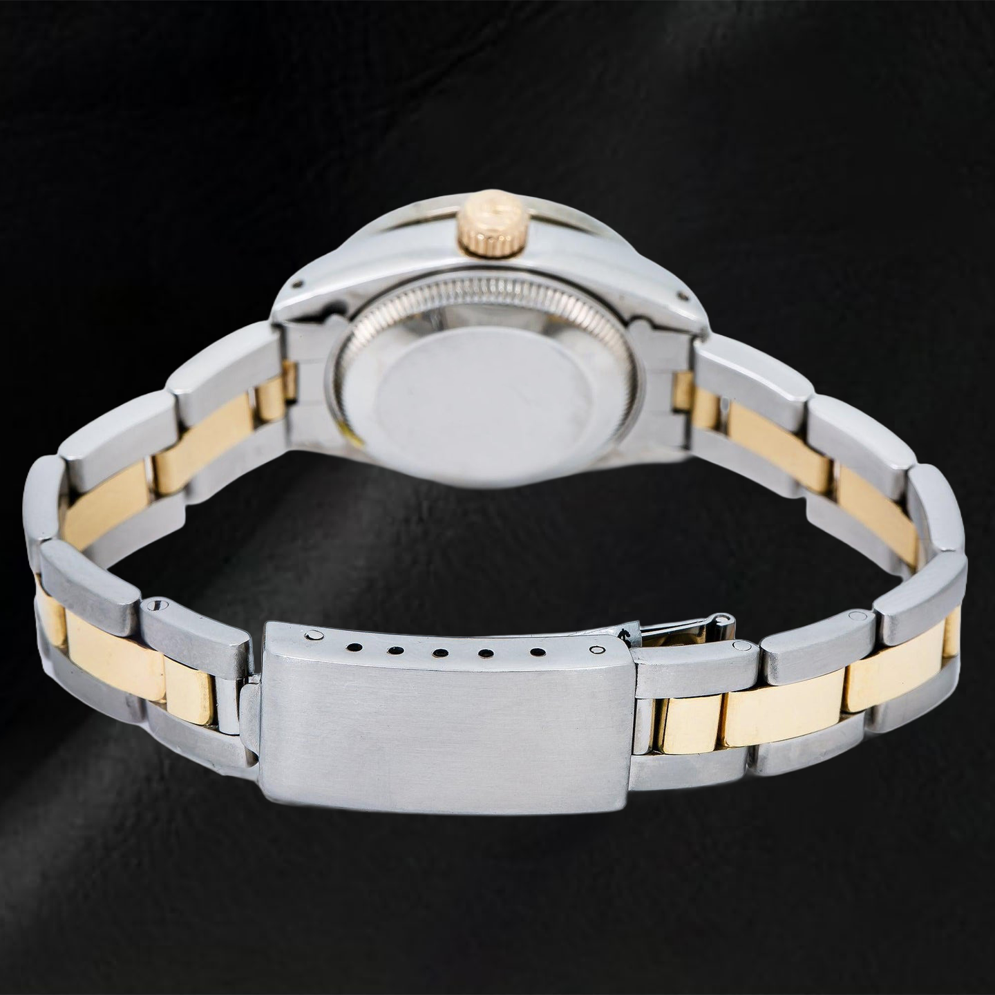 Orologio Rolex Datejust 69173 26mm Quadrante con Diamanti Champagne Bicolore Bracciale Oyster