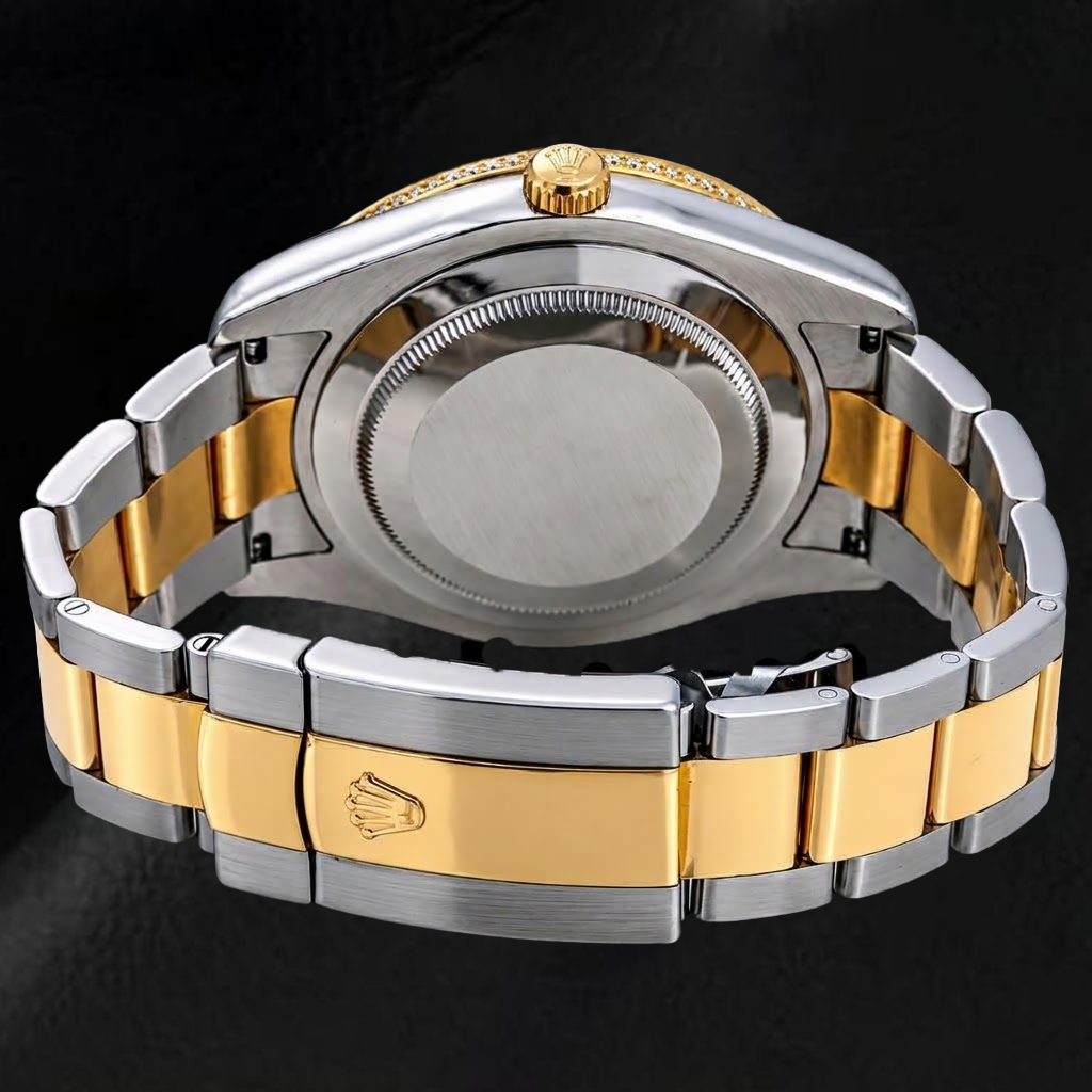 Orologio Rolex Datejust II 41mm 116333 Quadrante con Diamanti Champagne e Numeri Romani Lunetta con Diamanti