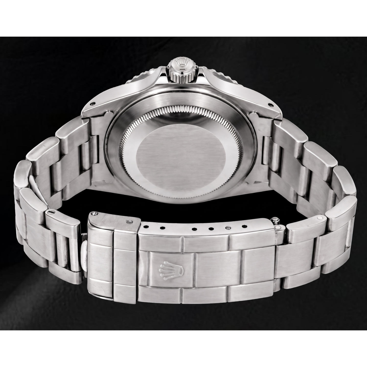 Orologio Rolex Submariner 14060 da 40 mm in Acciaio Inossidabile con Quadrante Nero Luminescente