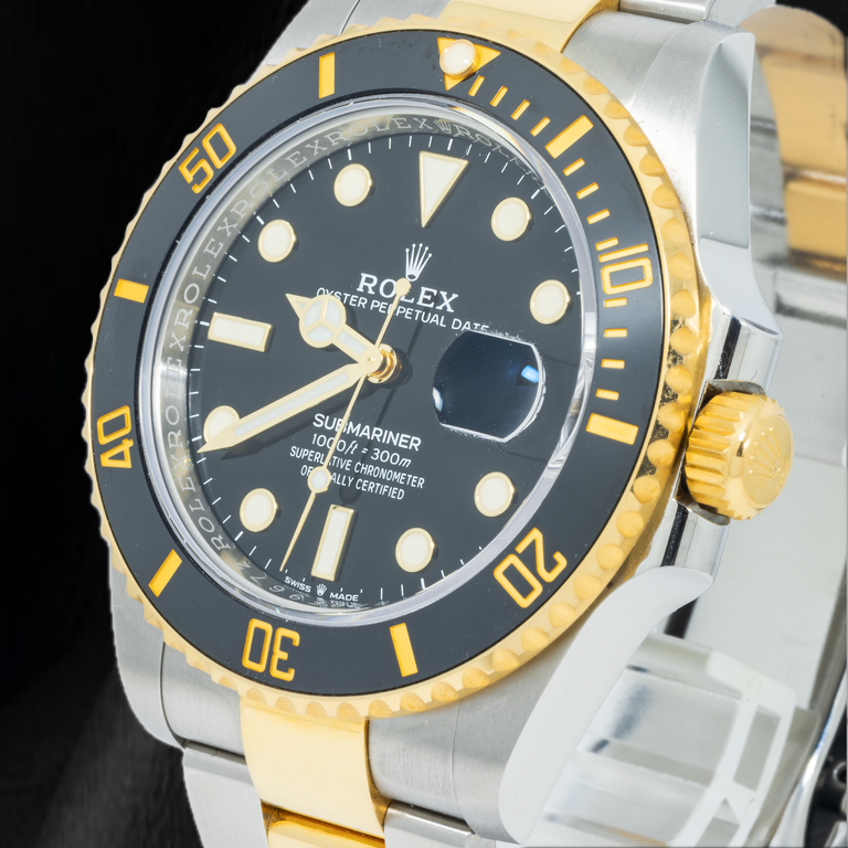 Orologio Rolex Submariner Date 126613LN 40 mm Quadrante Nero Bicolore