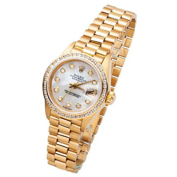 orologio presidenziale Rolex da donna lunetta