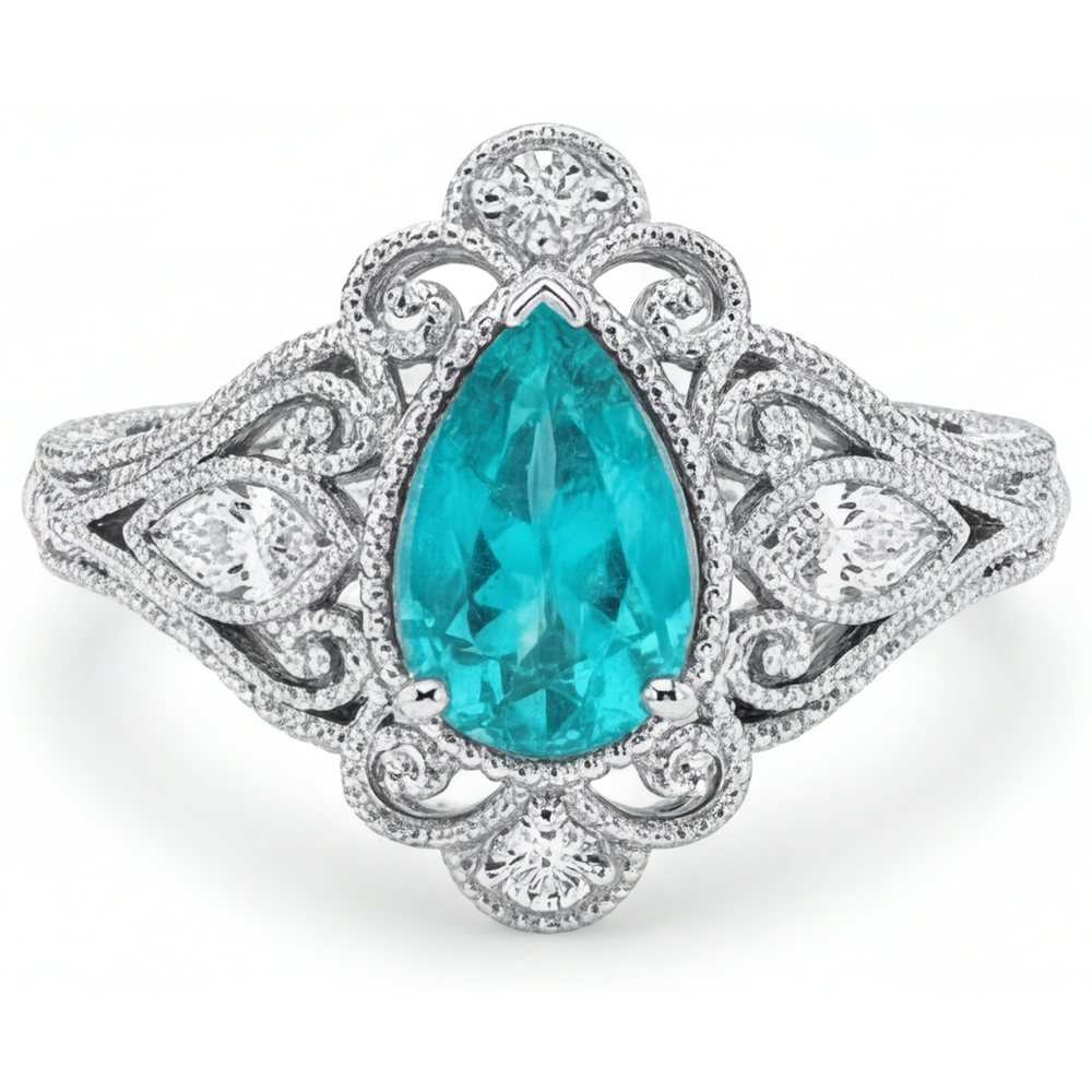 Paraiba Neon Anello Halo – vista principale