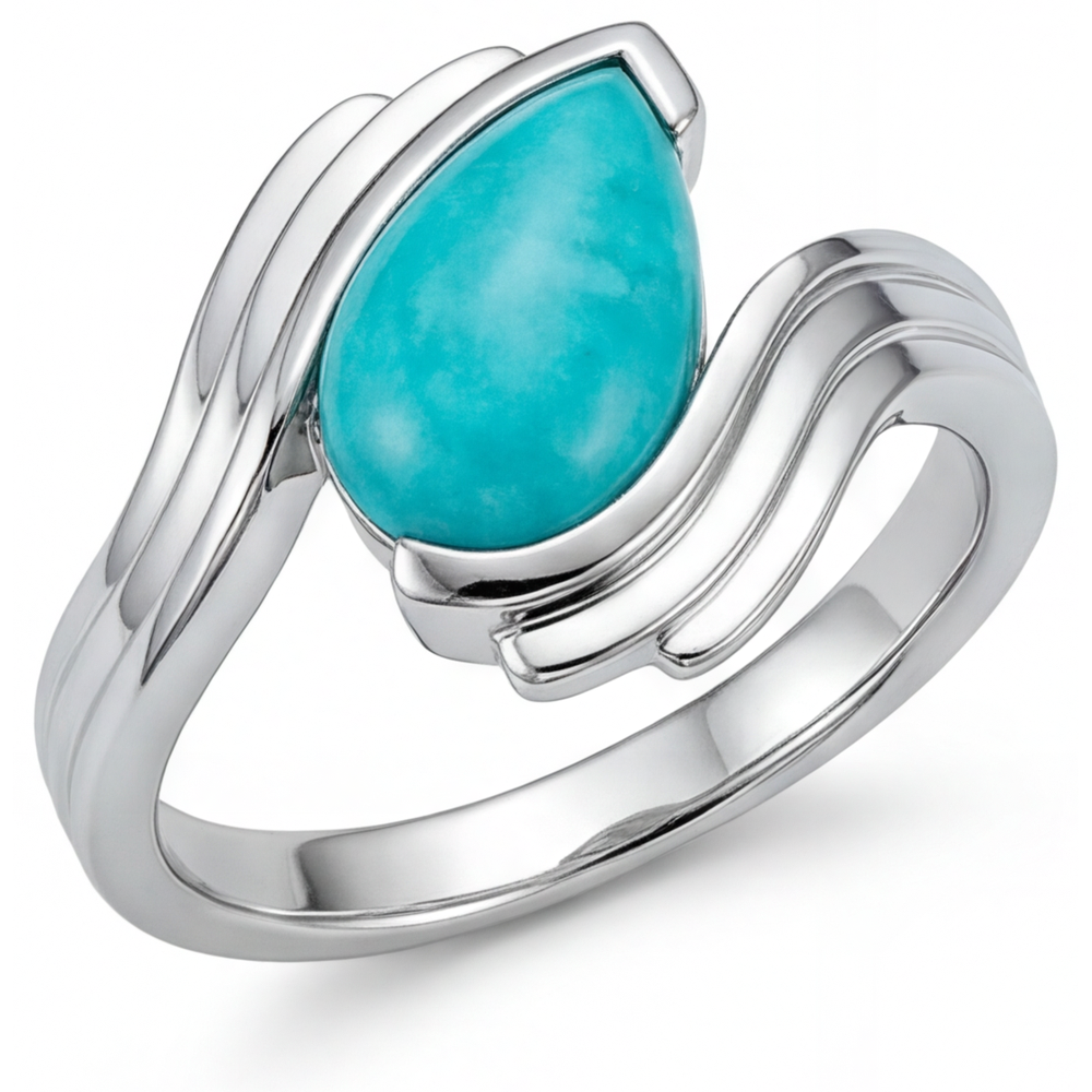 Paraiba Neon Anello Pietra Colorata – vista principale