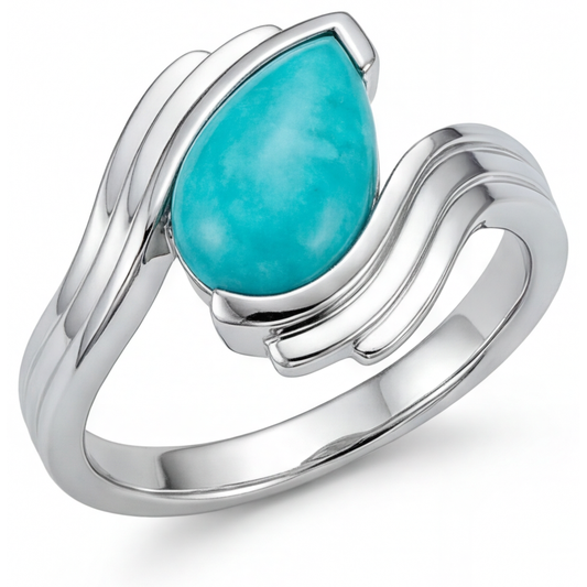 Paraiba Neon Anello Pietra Colorata – vista principale