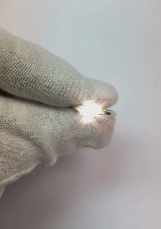 Anello Solitario Diamante Rotondo