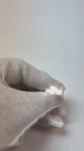 Anello Con Vero Diamanti Taglio Principessa Da 1.5 Carati In Oro Bianco 14K Dall'Aspetto Antico