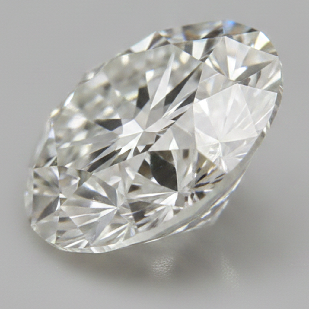 Diamante Naturale Sciolto Real F VS1 Taglio Rotondo Vecchio Taglio Europeo Antico 3 Carati