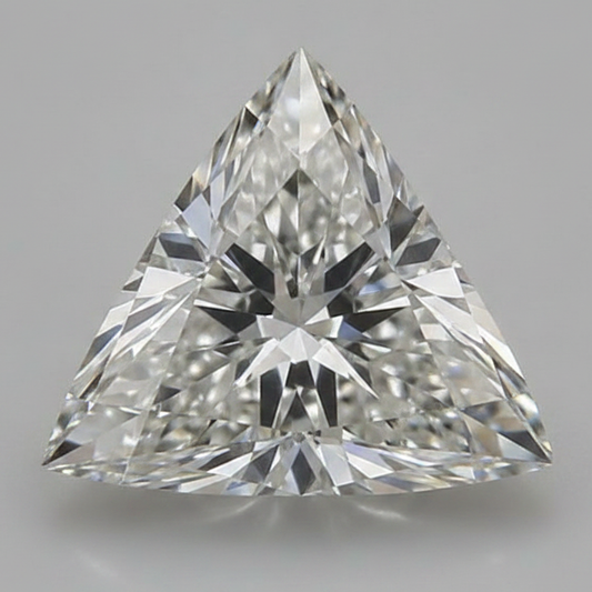 Diamante sciolto estratto dalla terra, naturale, 6 carati, taglio Trilliant, F VS1