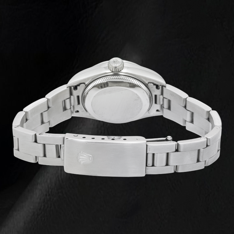 Rolex Date 79160 26 mm Orologio in Acciaio Inossidabile con Quadrante Champagne con Indici a Bastone e Lunetta Liscia