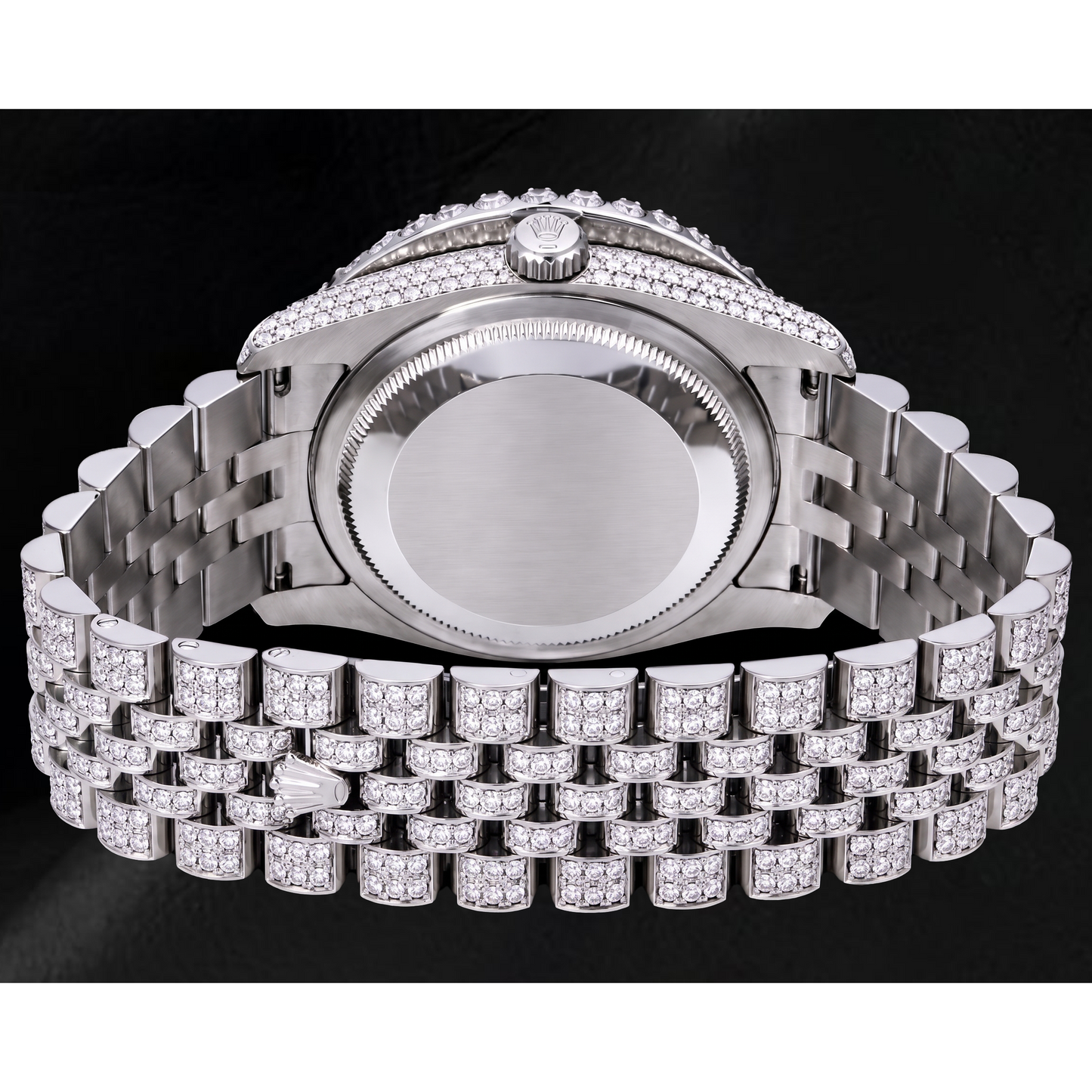 Rolex Datejust 116200 36 mm Orologio in Acciaio Inossidabile con Quadrante con Diamanti Blu Ghiaccio