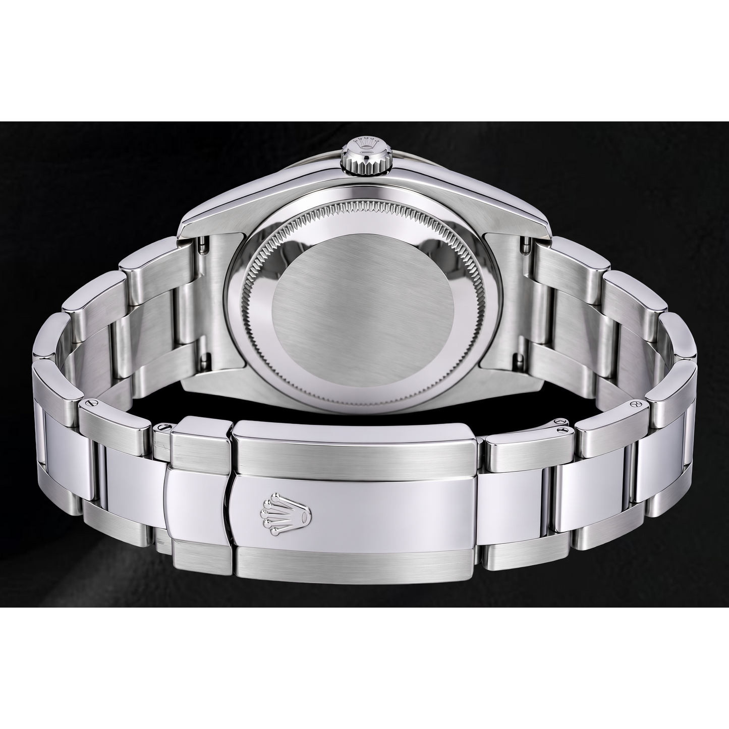 Rolex Datejust 116200 36 mm Orologio in Acciaio Inossidabile con Quadrante Jubilé Nero con Numeri Romani