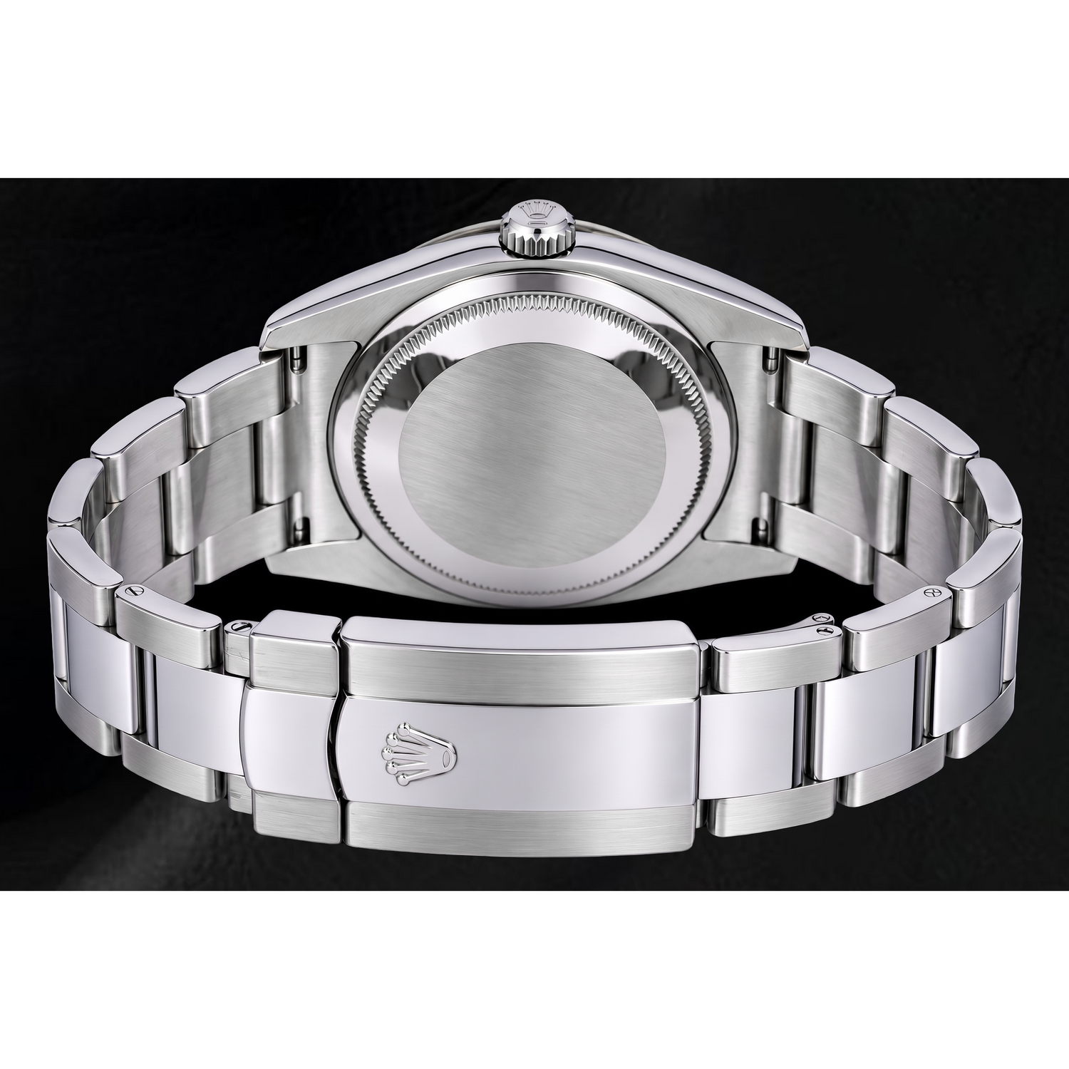 Rolex Datejust 116200 36 mm Orologio in Acciaio Inossidabile con Quadrante Jubilé Nero con Numeri Romani