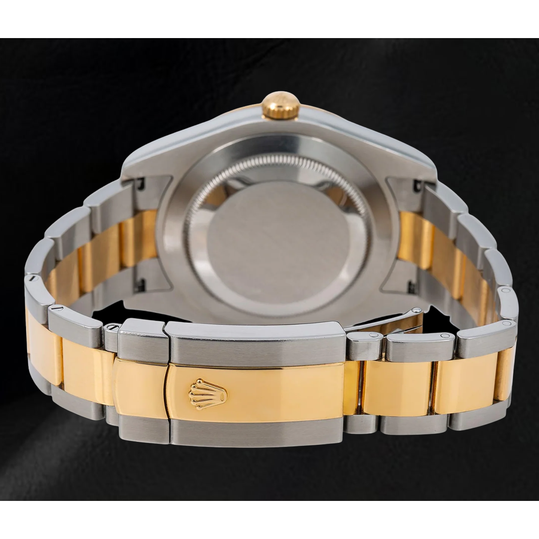 Rolex Datejust 116333 Orologio 41 mm Bicolore con Quadrante Nero e Numeri Arabi