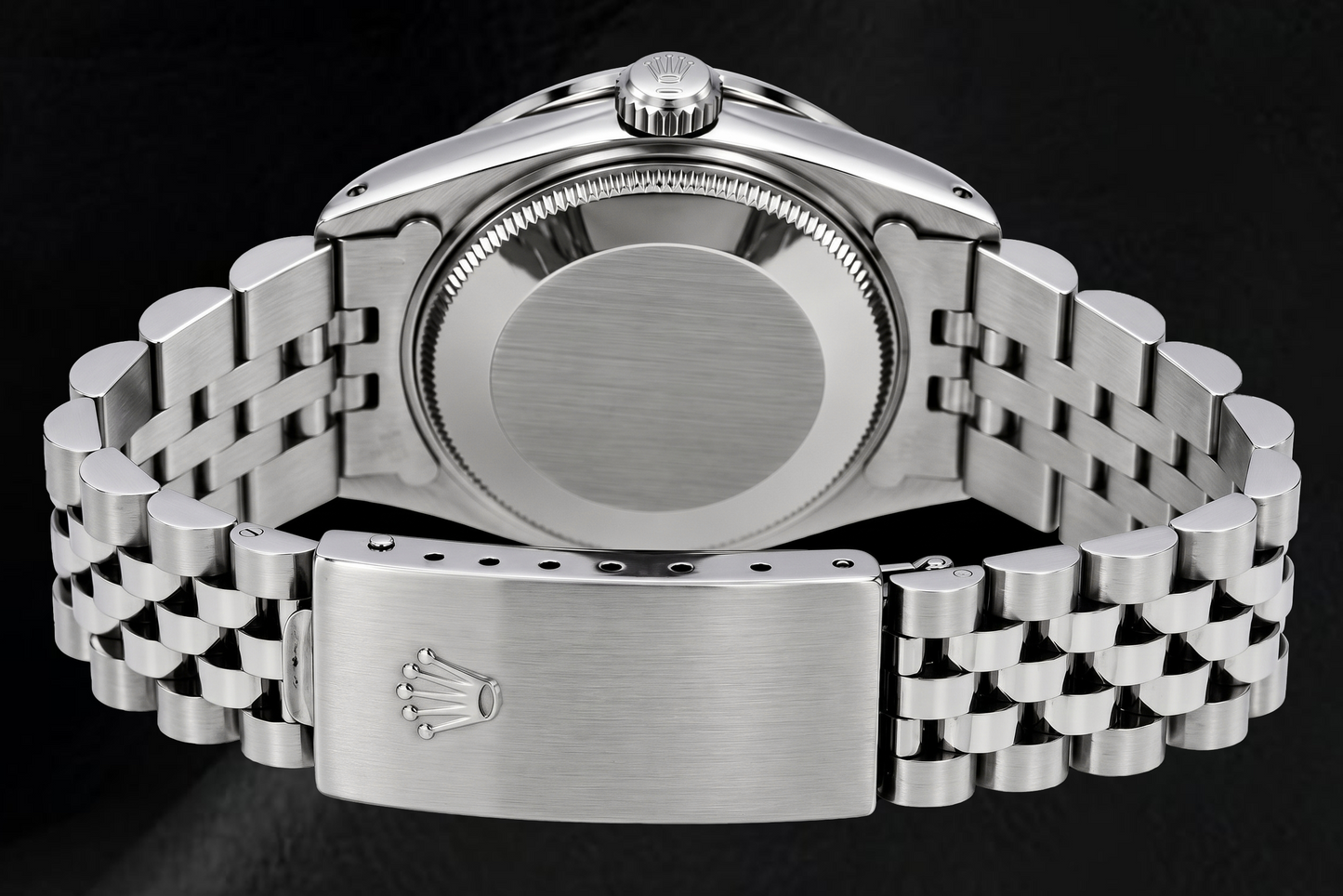 Rolex Datejust 1601 36 mm Orologio in Acciaio Inossidabile con Quadrante con Diamanti Nero