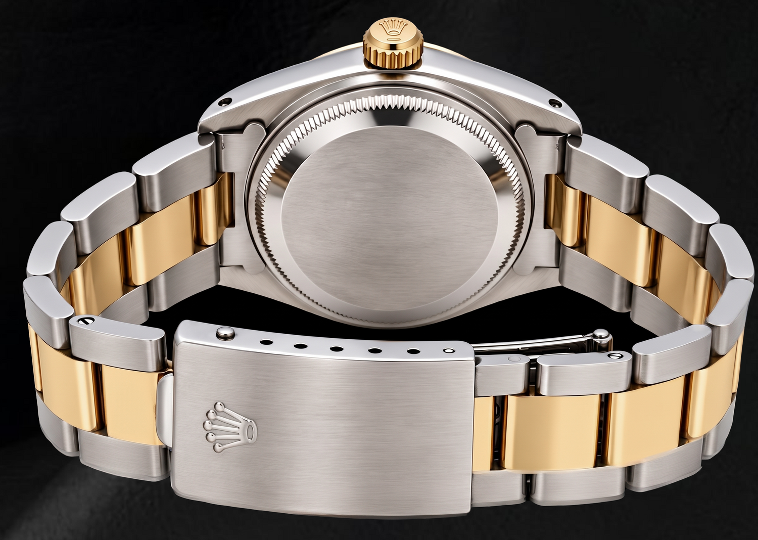 Rolex Datejust 16013 36 mm Orologio Bicolore Quadrante Champagne con Diamanti