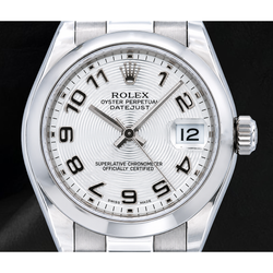Rolex Datejust 178240 Orologio 31 mm in Acciaio Inossidabile Quadrante Argento con Numeri Arabi