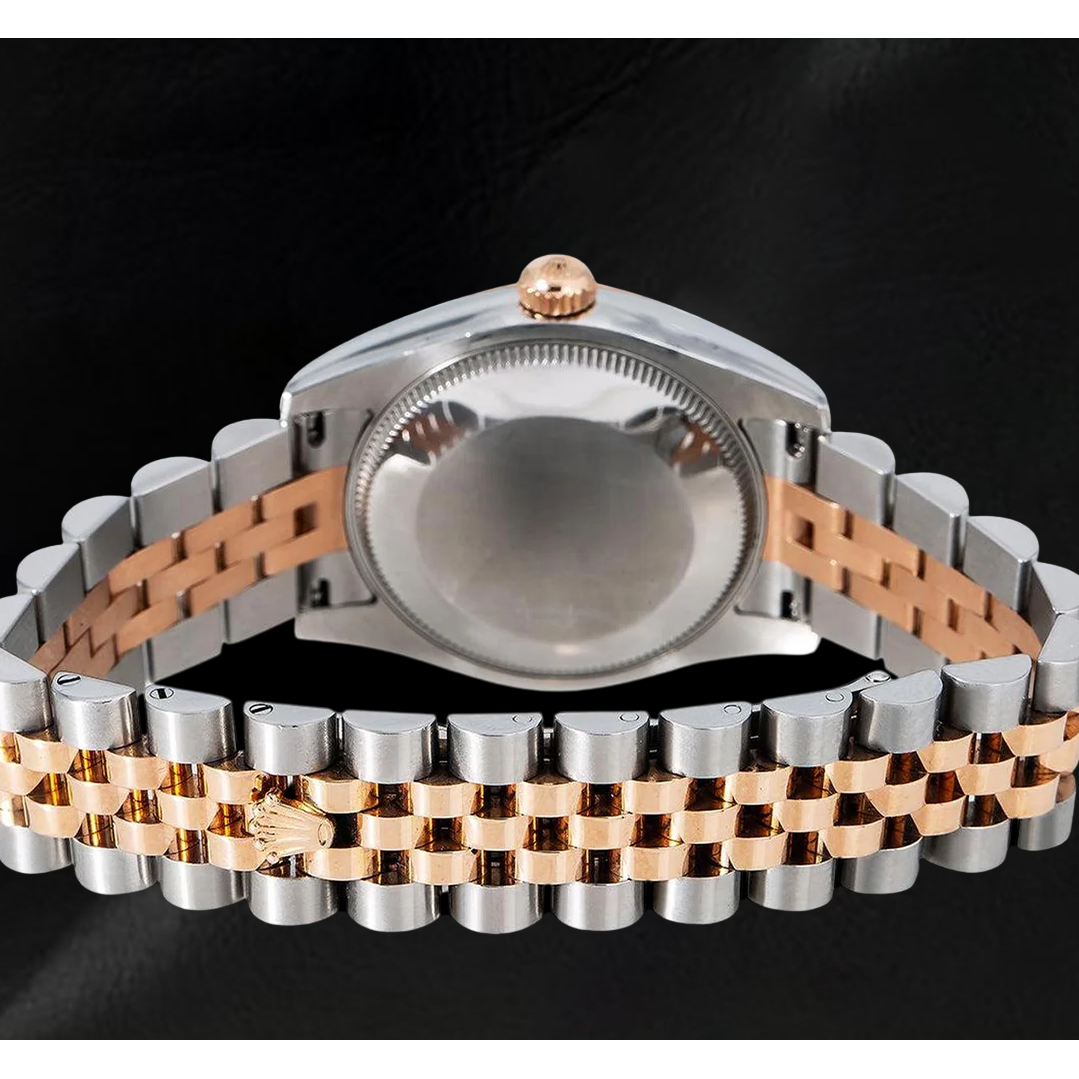 Rolex Datejust 178241 31 mm Orologio Bicolore con Quadrante Bianco e Numeri Romani