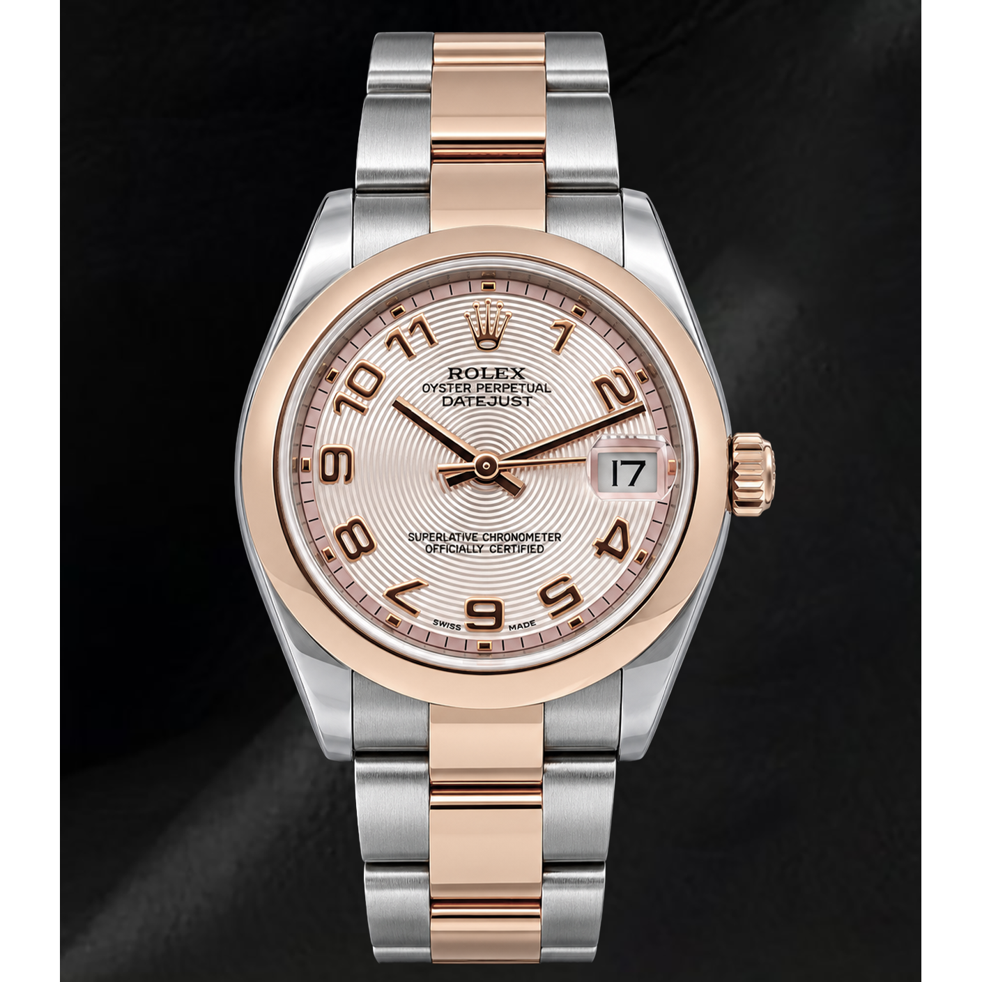 Rolex Datejust 31 mm 178241 Orologio Bicolore Quadrante Rosa con Numeri Arabi