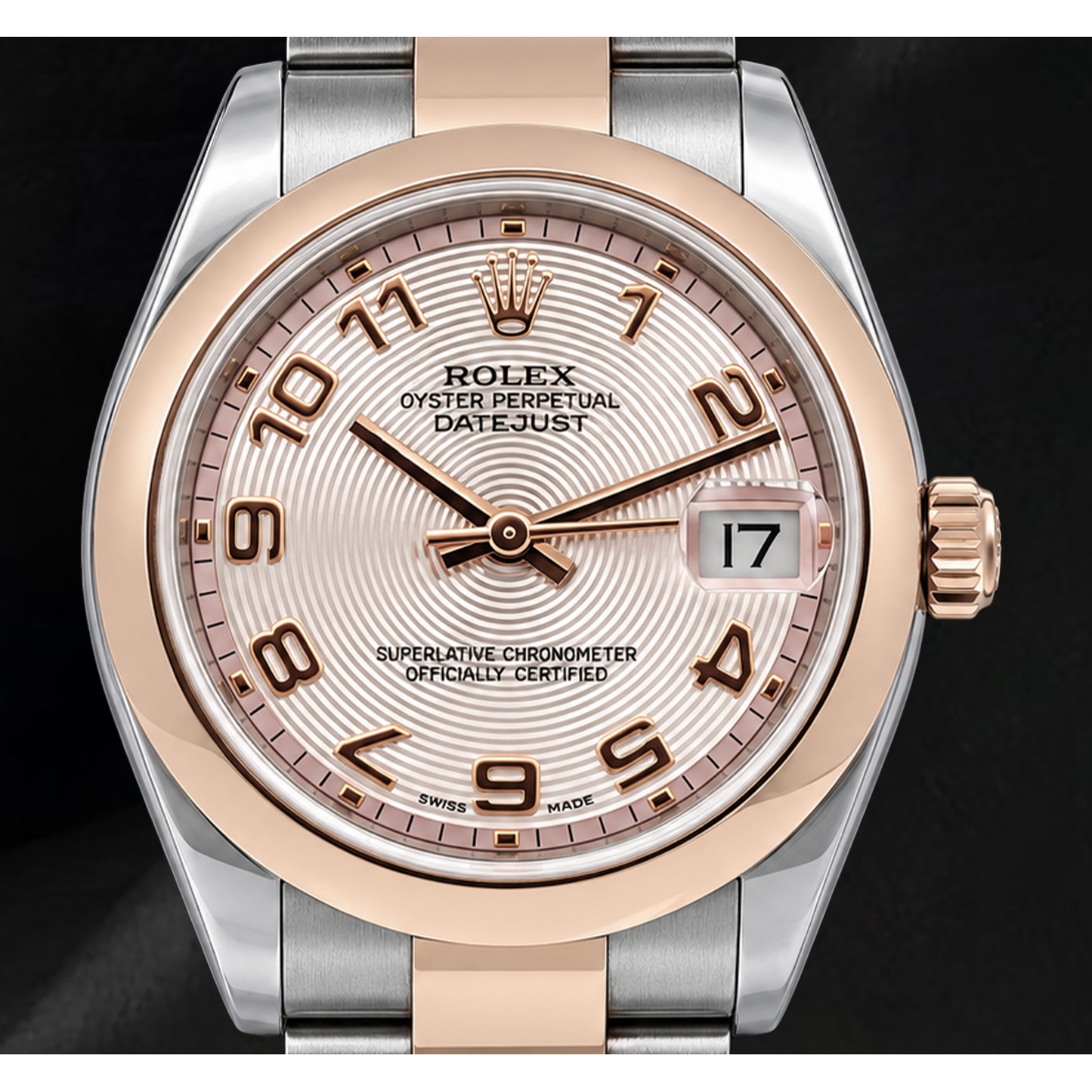 Rolex Datejust 31 mm 178241 Orologio Bicolore Quadrante Rosa con Numeri Arabi