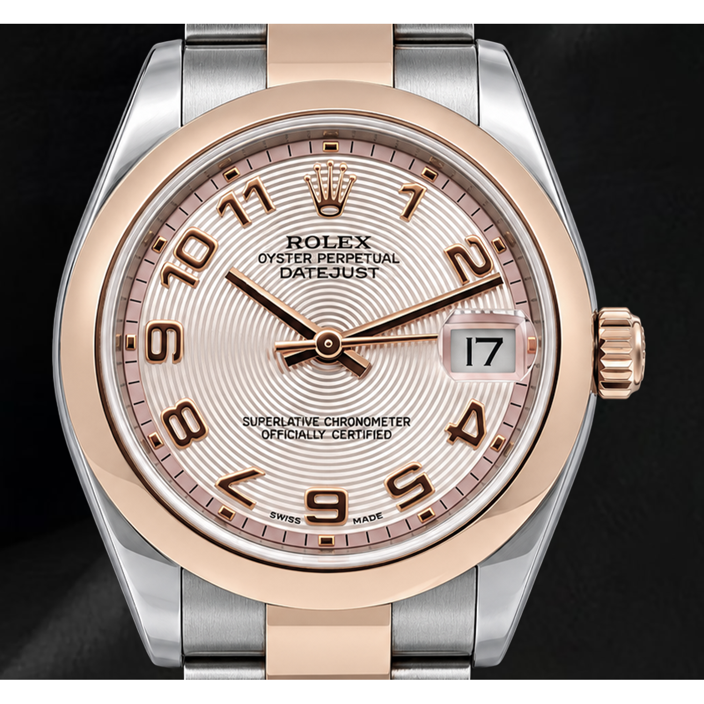 Rolex Datejust 31 mm 178241 Orologio Bicolore Quadrante Rosa con Numeri Arabi