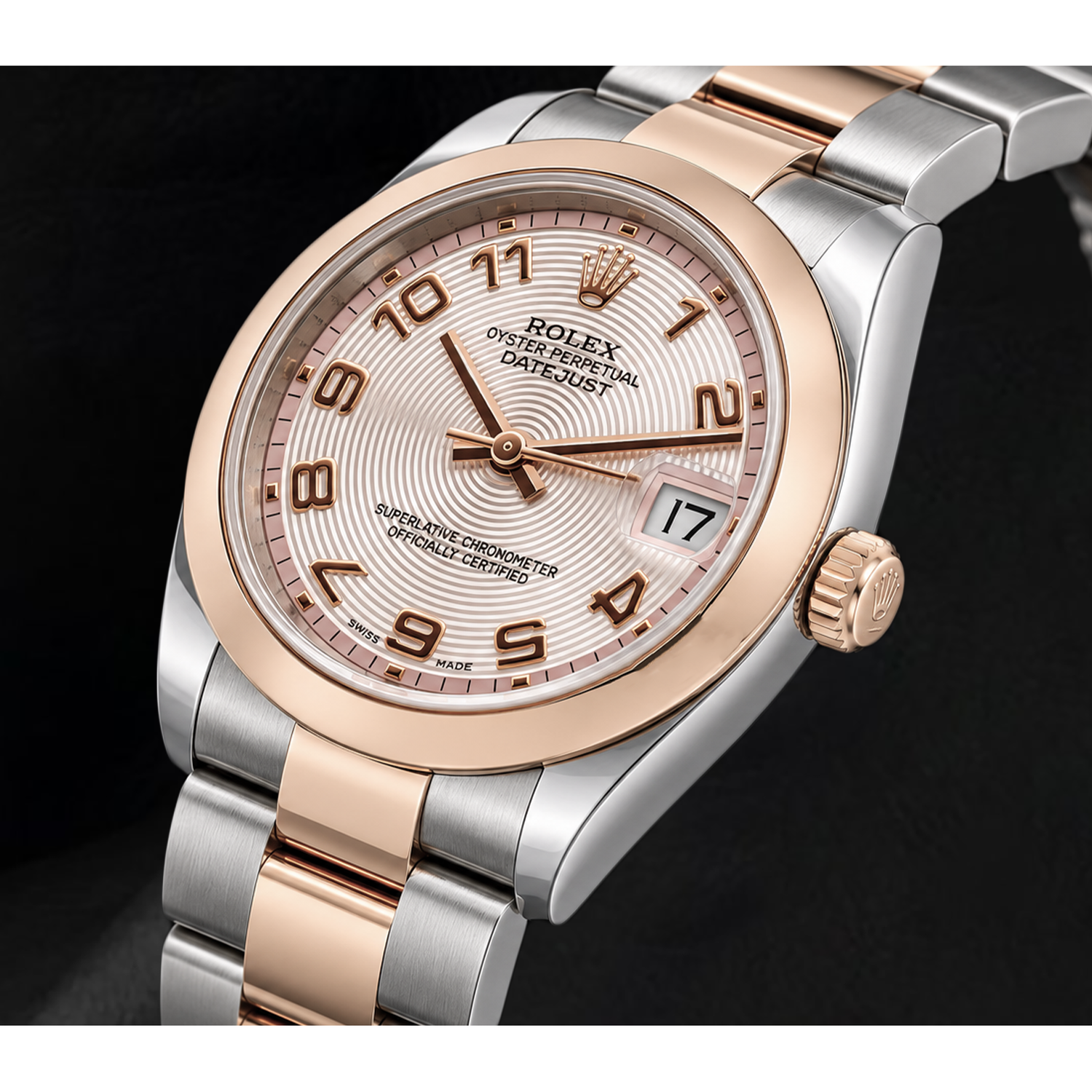 Rolex Datejust 31 mm 178241 Orologio Bicolore Quadrante Rosa con Numeri Arabi