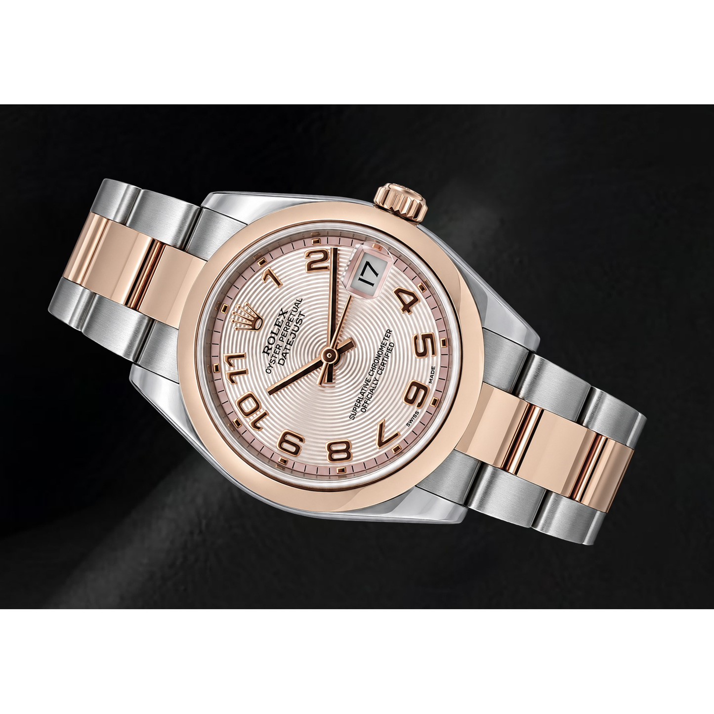 Rolex Datejust 31 mm 178241 Orologio Bicolore Quadrante Rosa con Numeri Arabi