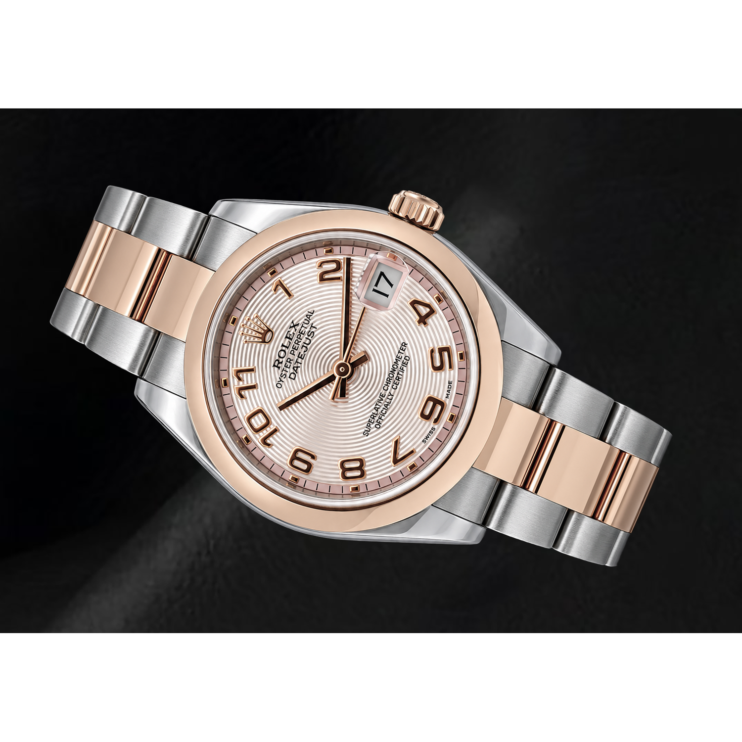 Rolex Datejust 31 mm 178241 Orologio Bicolore Quadrante Rosa con Numeri Arabi