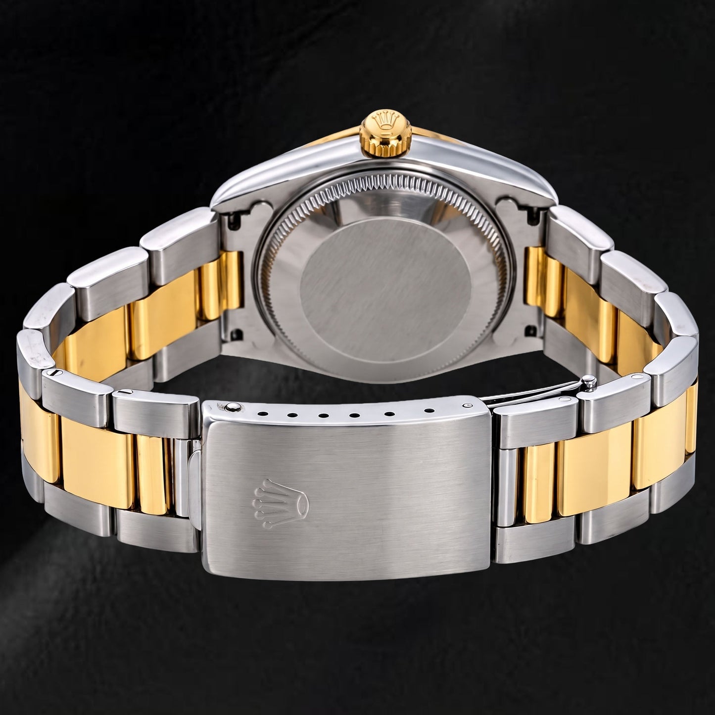 Rolex Datejust 31 mm 68243 Orologio Bicolore Lunetta Zigrinata Quadrante Champagne con Diamanti