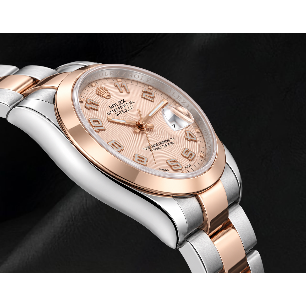 Rolex Datejust 36 mm 116201 Orologio Bicolore Quadrante Rosa Concentrico Arabo
