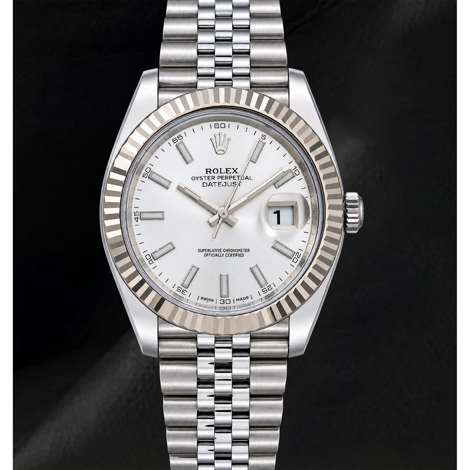 Rolex Datejust 41mm 126334 Orologio in Oro e Acciaio Inossidabile con Quadrante Argento