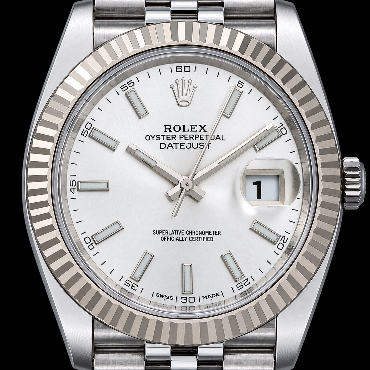 Rolex Datejust 41mm 126334 Orologio in Oro e Acciaio Inossidabile con Quadrante Argento