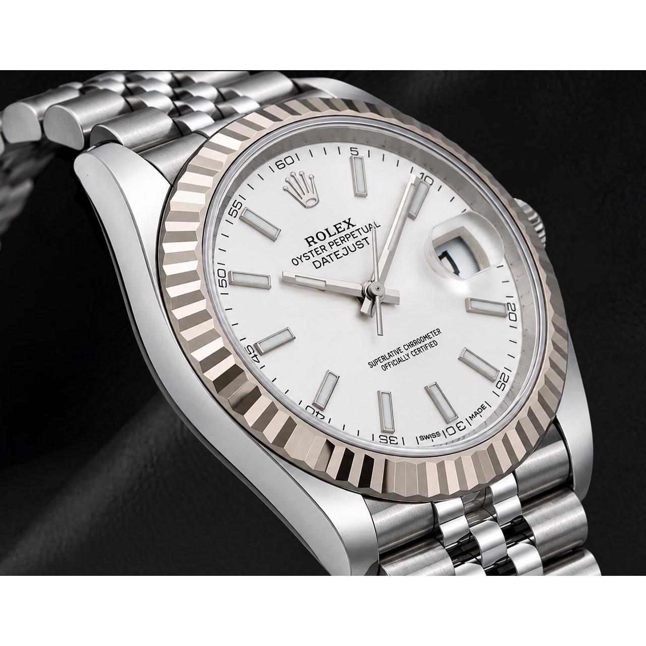 Rolex Datejust 41mm 126334 Orologio in Oro e Acciaio Inossidabile con Quadrante Argento