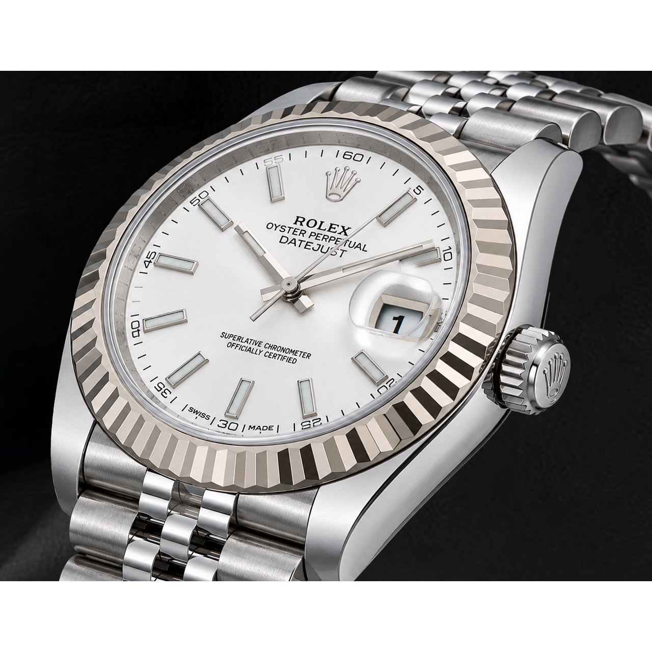 Rolex Datejust 41mm 126334 Orologio in Oro e Acciaio Inossidabile con Quadrante Argento