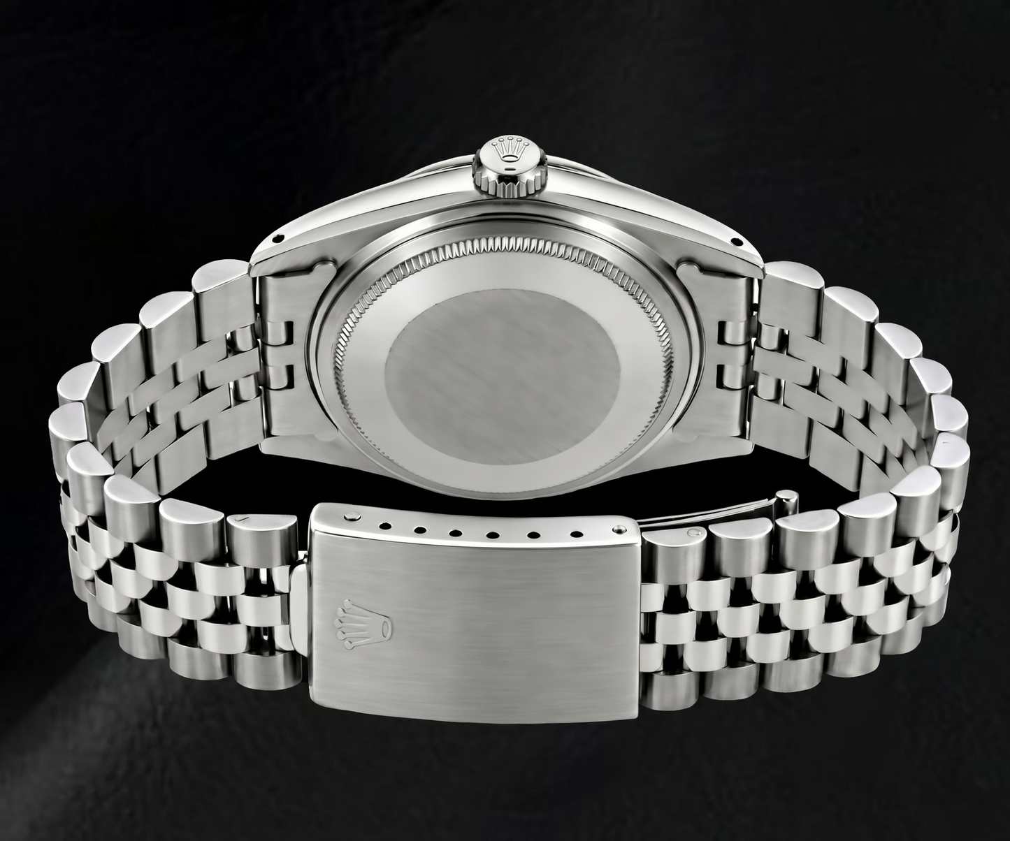 Rolex Datejust 6917 26 mm Orologio in Acciaio Inossidabile con Quadrante Nero con Diamanti