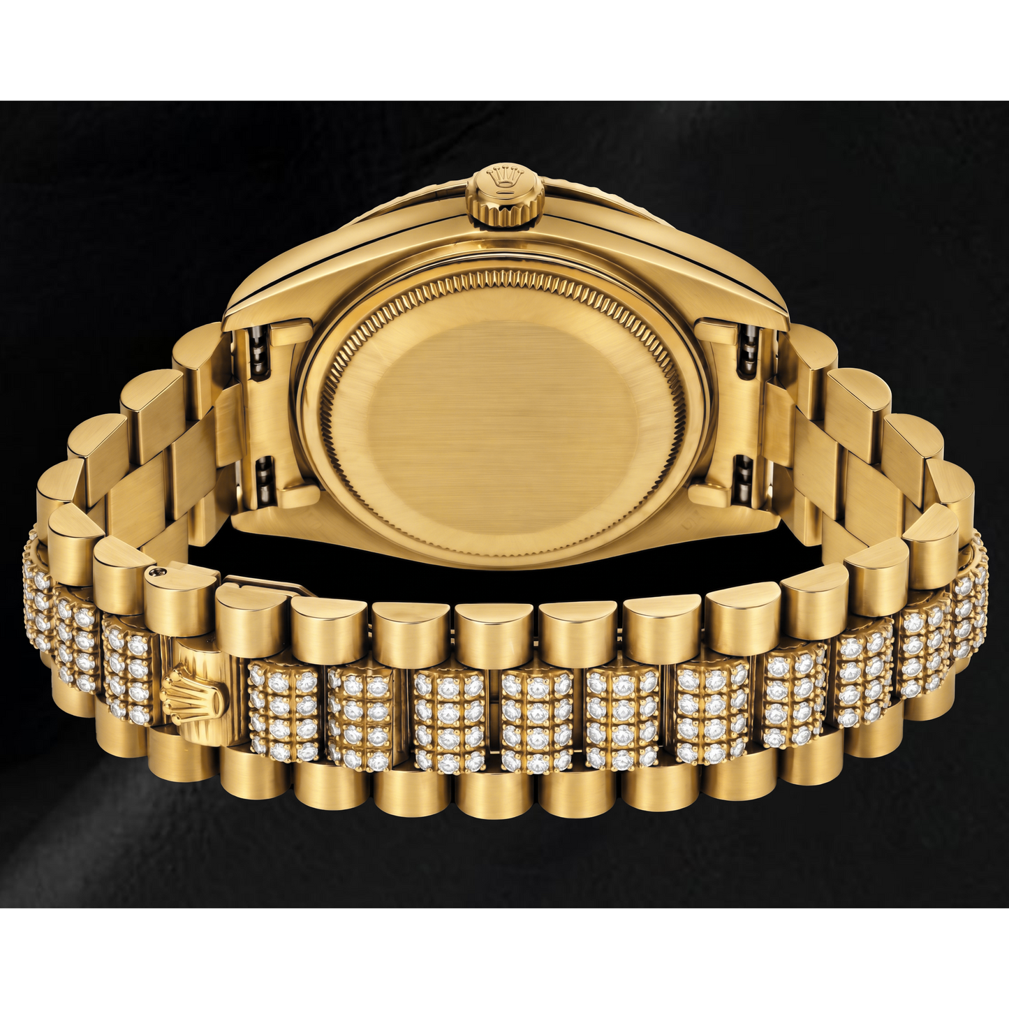 Rolex Day-Date 18078 36mm Orologio in Oro Giallo con Quadrante Champagne con Indici a Bastone