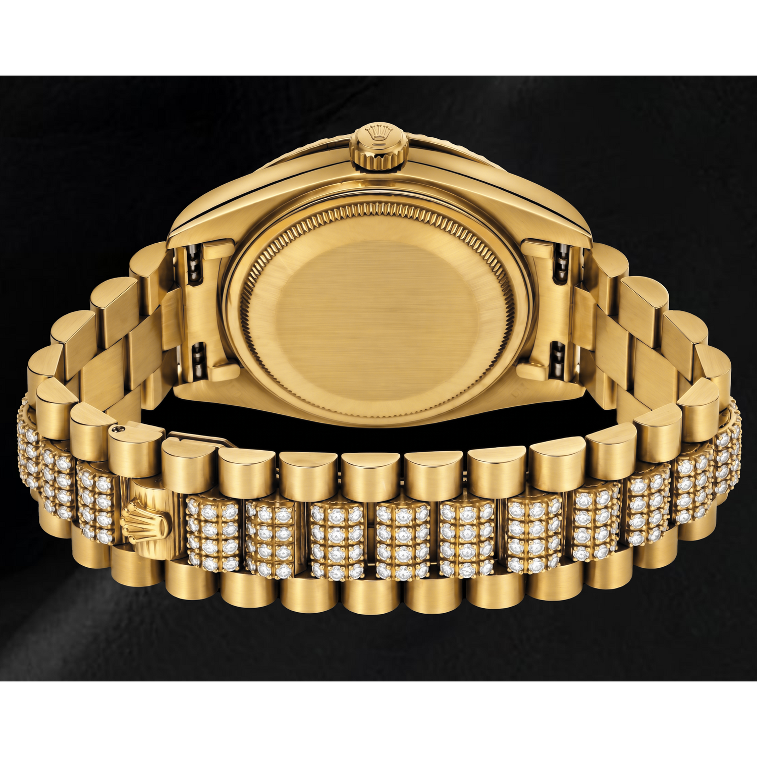 Rolex Day-Date 18078 36mm Orologio in Oro Giallo con Quadrante Champagne con Indici a Bastone