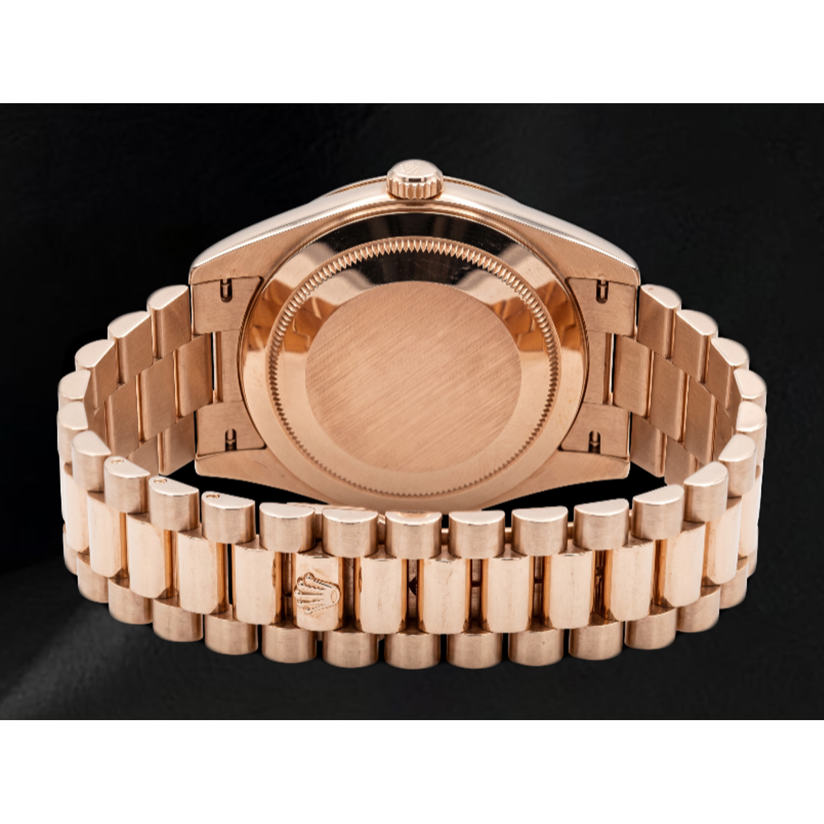 Rolex Day-Date 228235 40 mm Orologio in Oro Rosa con Quadrante Bianco e Numeri Romani